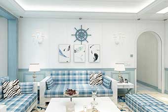 晋安地中海风格-客厅