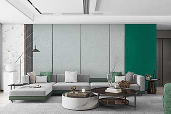 晋安轻奢风格-客厅