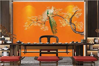 晋安森佰汇航空纤维墙咔（春花秋月）